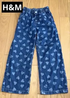 H&M キッズ ハート柄 デニム