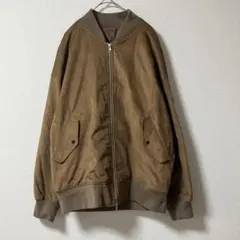 THE SHOP TK MA-1 ブルゾン ベージュ メンズ M ジャケット