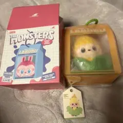 新品[POPMART]ラブブ スクイーズぷにぷにチャーム　corn コーン