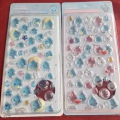 ●しずくちゃん●しずくちゃんA●3Dステッカーボンボンドロップシール2枚