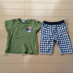 ミキハウスダブルビー　Tシャツパンツセット
