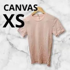 CANVAS ピンク Tシャツ XS