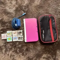 newニンテンドー3DS LL ピンク ACアダプター 3DSケース カセット付