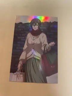 進撃の巨人　SMILE BASE CAFE ミカサ