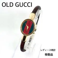 稼働　GUCCI レディース腕時計 ヴィンテージ バングルウォッチ