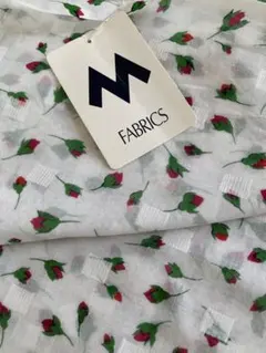 インポート コットンボイル　バラ柄プリント生地 90cmx3.3m