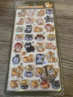 【正規品】ボンボンドロップシール　柴犬　和柄