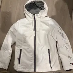 TOMMY HILFIGER フード付きホワイトジャケット