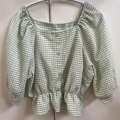 ブラウス Tシャツ しまむら ルナシオン チェック