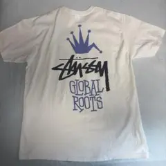 Stussy Global Roots Tシャツ ホワイト Lのサムネイル