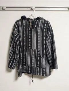 80s インド製　民族　メキシカンパーカー