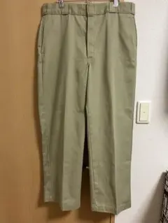 希少　アメリカ製Dickies ベージュ チノパンw32L29