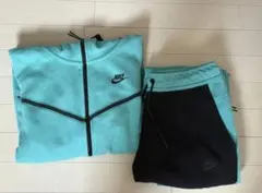 NIKE テックフリース セットアップ ターコイズ
