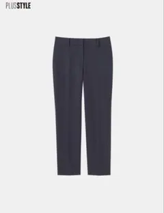 PLST プラステ　コットンブレンドスティックパンツ　ネイビー　S