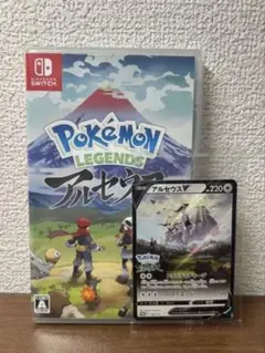 Switch ポケモン レジェンズ アルセウス　【アルセウスVプロモカード付き】