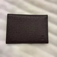 LANVIN ランバン　茶色　ブラウン　パスケース　カードケース