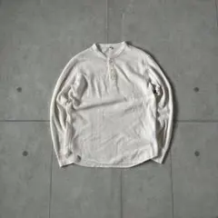 美品　old uniqlo ヘンリーネック　サーマル　ロンT y2k 平成