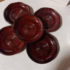 香川コマ塗り茶托5客セット 茶道具 - メルカリ