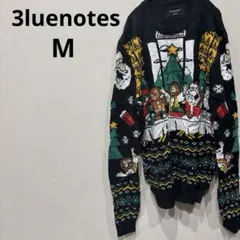 早い者勝ち✨️3luenotes 【M】クリスマスセーター ブラック おしゃれ