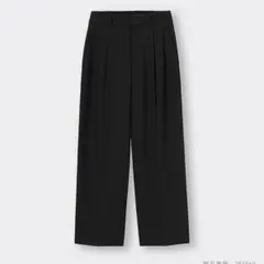 新品未使用★GU タックワイドパンツL