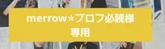 merrow⭐︎プロフ必読様専用