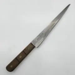南常 刀都作 牛刀 木製ハンドル 刃渡り31cm 柳刃包丁 刺身包丁J - メルカリ