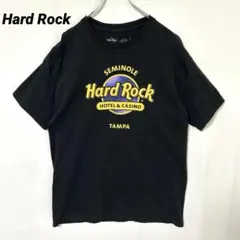 T-647 Hard Rock ホテル&カジノTシャツ 半袖 L 黒 ブラックのサムネイル