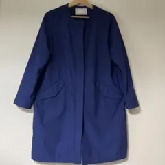 ナノユニバース　スプリングコート　ブルー　2way