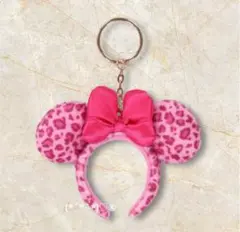 ディズニー　ヒョウ柄　レオパード　カチューシャ　キーホルダー