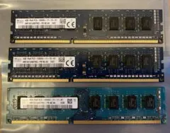 PCメモリDDR3 4GB 5枚まとめ売り - メルカリ