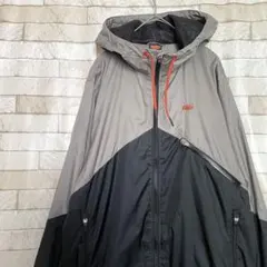 NIKE 6.0 ナイキ ナイロンジャケット 裏地メッシュ 刺繍 黒 灰 M