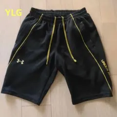 UNDER ARMOUR YLG 黒 ハーフパンツ　YLG
