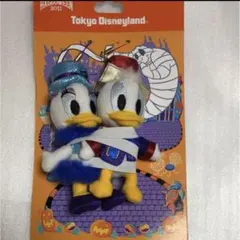 ディズニーランド ハロウィン ドナルド デイジー ペアぬいぐるみストラップ
