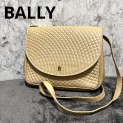 イタリア製 BALLY キルティング ショルダーバッグ ベージュ