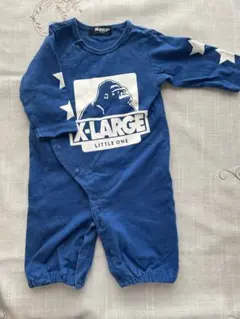 X-LARGE 青色ロンパース