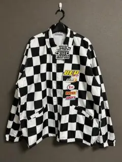 新品 BlackEyePatch RACING チェッカー柄 コーチ ジャケットのサムネイル
