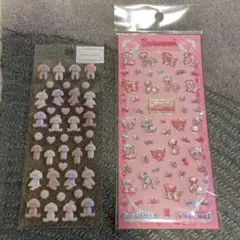 ボンボンドロップシールSWIMMER+Flocky Sticker いぬ