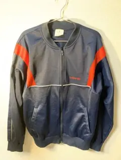 70s〜80s adidas USA製 Lsizeトラックジャケットネイビー