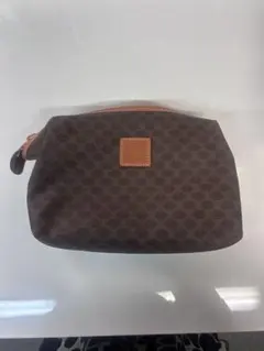 CELINE マカダム柄 ポーチ