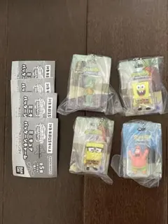 スポンジボブ　ミニチュアパッケージチャーム