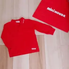 MIKI HOUSE❤レトロ チエコサク 長袖ポロシャツ オールド 日本製 90