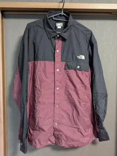 【レアカラー】THE NORTH FACE ヌプシシャツ XL 黒/赤