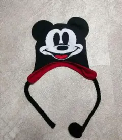 ミッキー ニット帽 耳付き