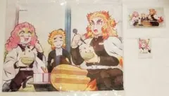 鬼滅の刃　ランチョンマット　アクリルスタンド　チェキ風ブロマイド　煉獄　甘露寺