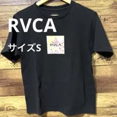 最終値下 RVCAルーカ 半袖Tシャツ S ブラック タイダイ ボックスロゴのサムネイル