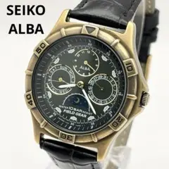 希少デッドストック SEIKO セイコー アルバ フィールドギア 全面ルミ