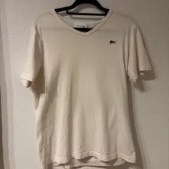 ラコステ　Tシャツ　Vネック