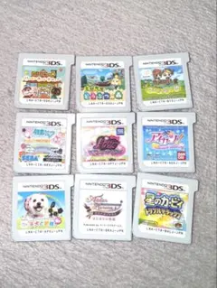 ニンテンドー3DS ゲームソフト9本　まとめ売り