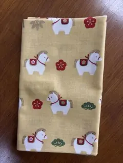 濱文様めでた牛の手ぬぐいです