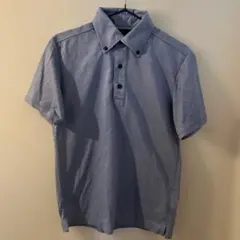 TK MIX PICE ★ボタン付き★ポロシャツ★ サイズS★ブルー